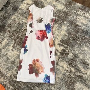 Calvin Klein size 2 floral dress